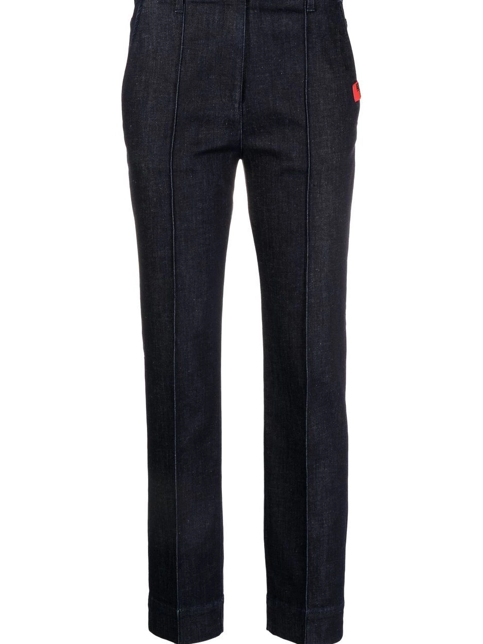 Affordable jeans Women logo-patch Love cropped Moschino 0408